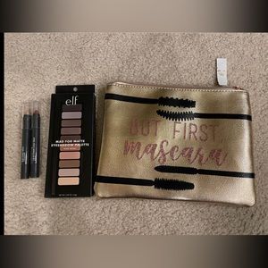 Brand New Make Up Bag And Eyeshadow/Lip And Cheek Color Stick